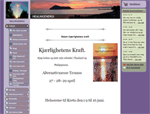 Tablet Screenshot of healingenergi.net